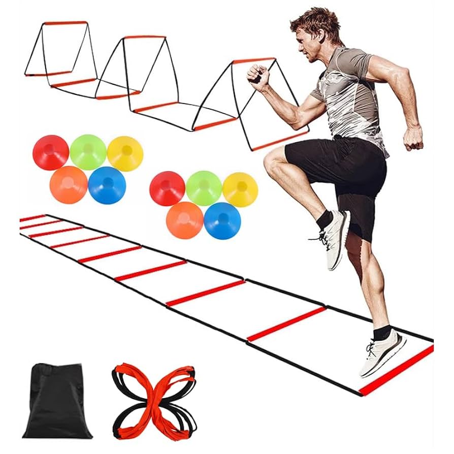 ミニハードル、トレーニングラダー Amazon | COTARI トレーニング ミニハードル 5個 ラダー